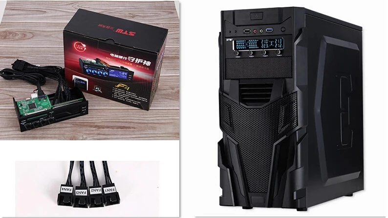 Контроллер скорости вентилятора 4 комплекта можно выключить алюминиевый сплав