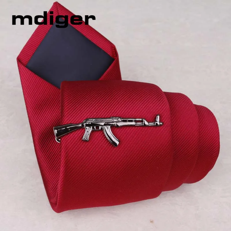 Mdiger брендовый мужской галстук с зажимом медный праздничный деловой ГАЛСТУК