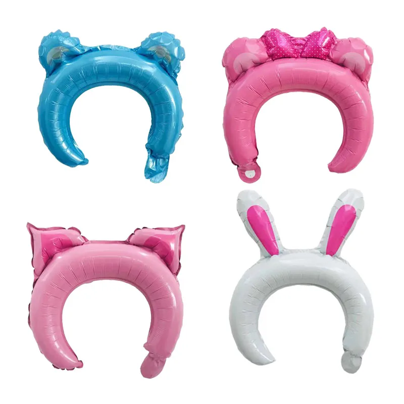 Украшение для волос с героями мультфильмов воздушный шар из фольги голова