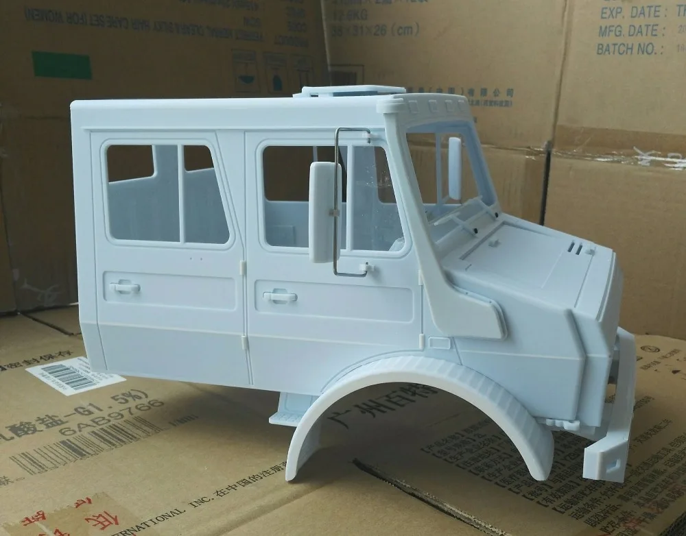1/10 RC Unni monk пожарные армейские грузовики/Benz кузов Неокрашенный Для осевой SCX10 RC8WD D90 шасси ax90027 90028 ax90035 90022 313 мм