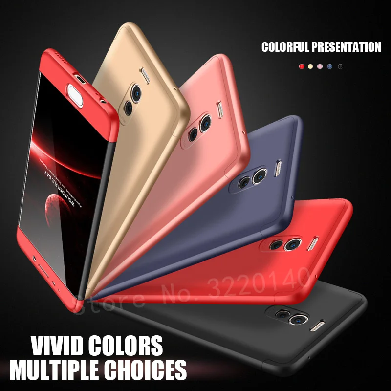 Luxury Hard Matte PC Protection Phone Cases For Meizu M5 Note Case M6 M3 360 Full Body Plastic Back Cover Shell |