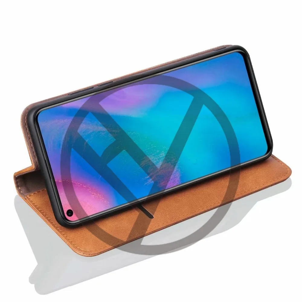 Роскошный кожаный чехол-бумажник для Huawei P30 мягкий силиконовый чехол с