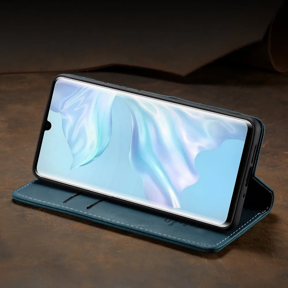 Для Huawei P30 P40 Pro Lite Nove 4E Enjoy 7S чехол Магнитный кожаный бумажник флип-кейс с