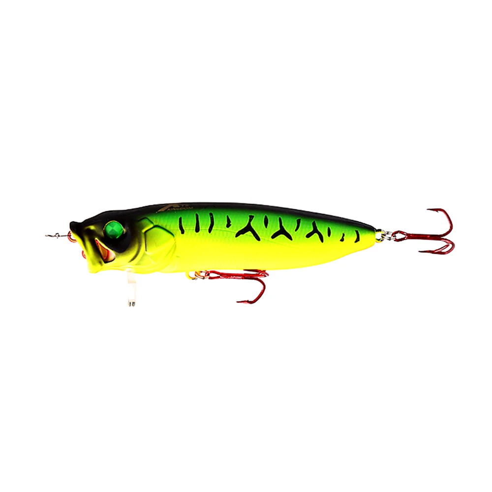 LN69 70mm Kingdom Topwater плавающая твердая приманка для рыбалки Поппер воблеры переключаемый язык пластины 70 мм/90 мм/110 мм шесть цветов Модель 5367 - Цвет: LN69 70mm