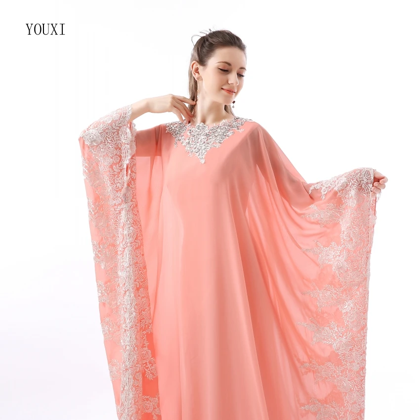 Длинное болеро на заказ шифоновое кружевное платье с кружевной аппликацией в