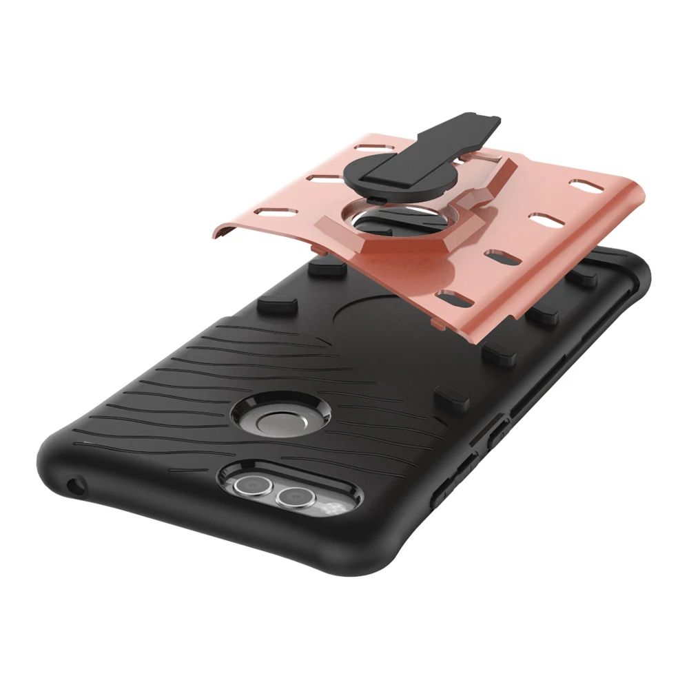 Подлинная для Huawei Honor 7x повернуть Подставки чехол телефон casephone Корпус и Чехлы