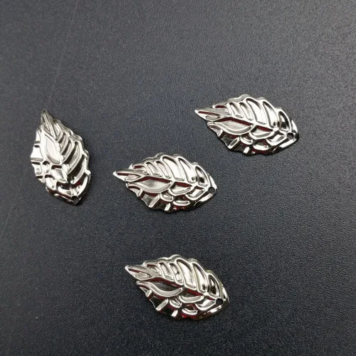 10x18mm rhodium 50 шт./лот, металлические поделки, сделай сам, ювелирные изделия, подвески-капли, серьги, ручная цепочка, ожерелье, аксессуары - Цвет: 10x18mm rhodium