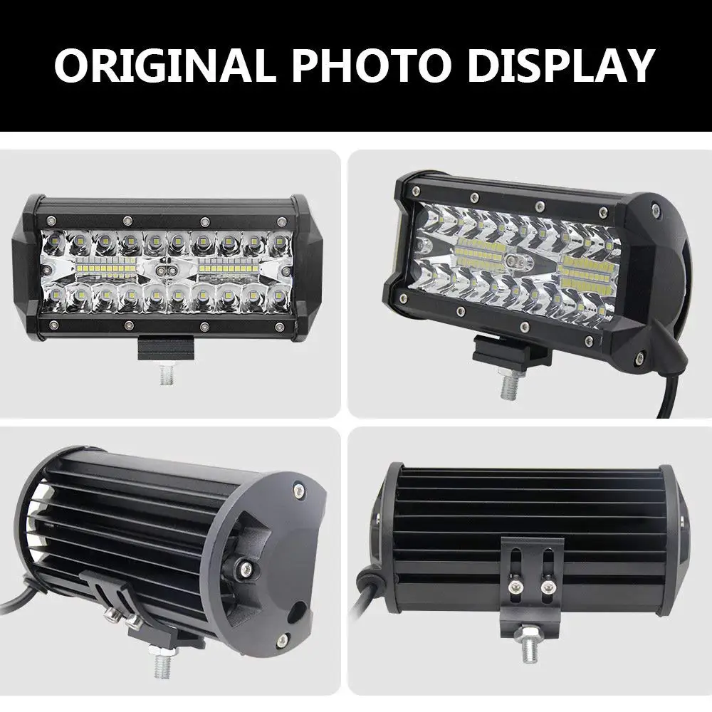 7 &quot120 Вт 9&quot 180 12 &quot240W 15&quot 300 17 &quot360 20 дюймов 420 внедорожный светодиодный
