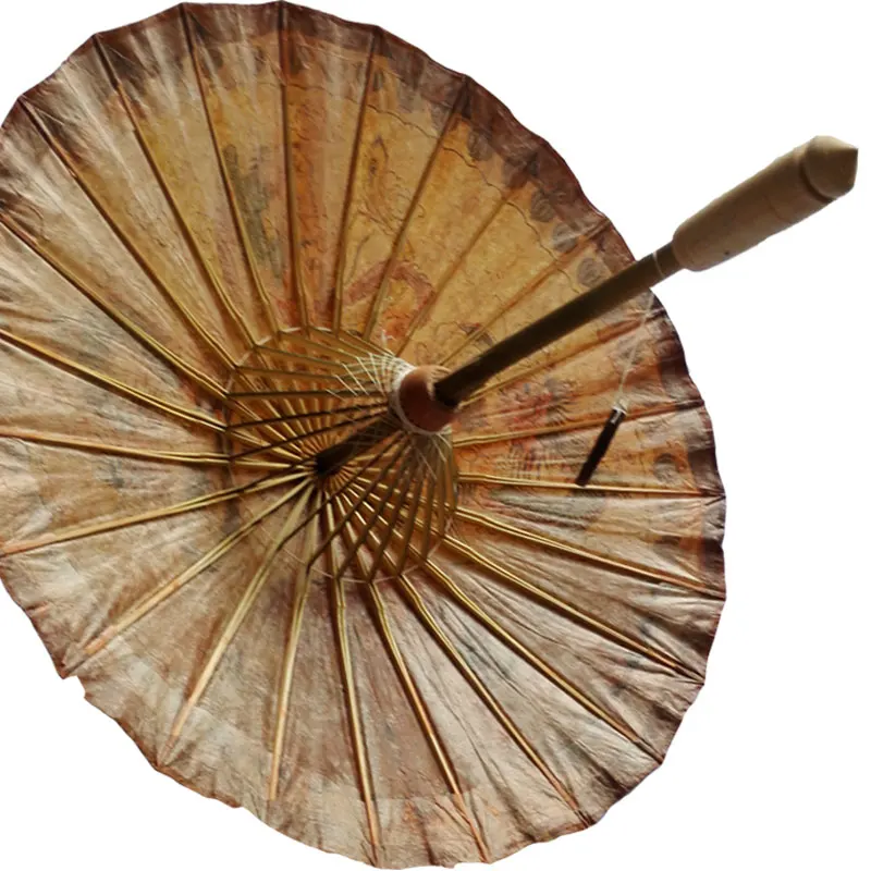 Масляный бумажный зонт ручной работы в Таиланде старинный классический Стойкий