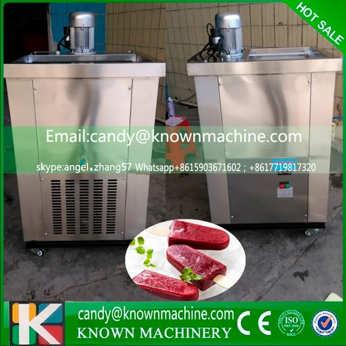 

Lolly Stick Machine Hard Ice Cream Maker 2000-2800pcs/day Free Shipping By Sea