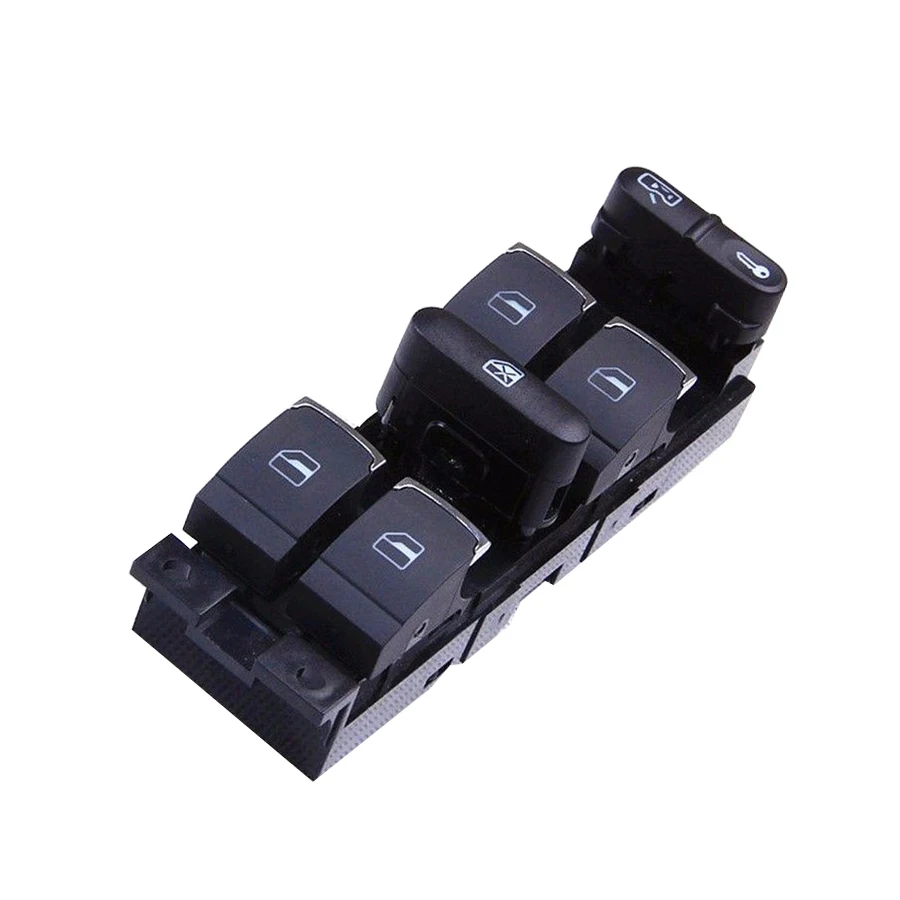 TUKE Qty 5 OEM хромированные боковые силовые оконные переключатели для VW Jetta Passat B5 olf Mk4