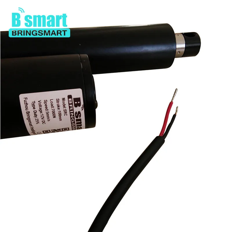 Bringsmart SRC 4 дюйма 100 мм длина хода постоянного тока линейный привод мотор 1500-7000N высокая тяга снегоочиститель Электрический мотор аксессуары