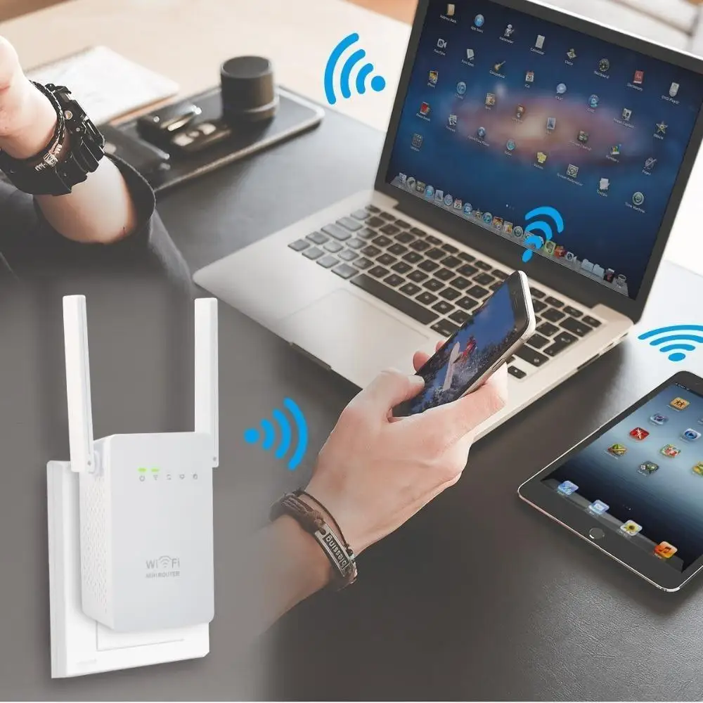 300 Мбит/с маршрутизатор сеть ретрансляции Wi-Fi усилитель широкого диапазона N300