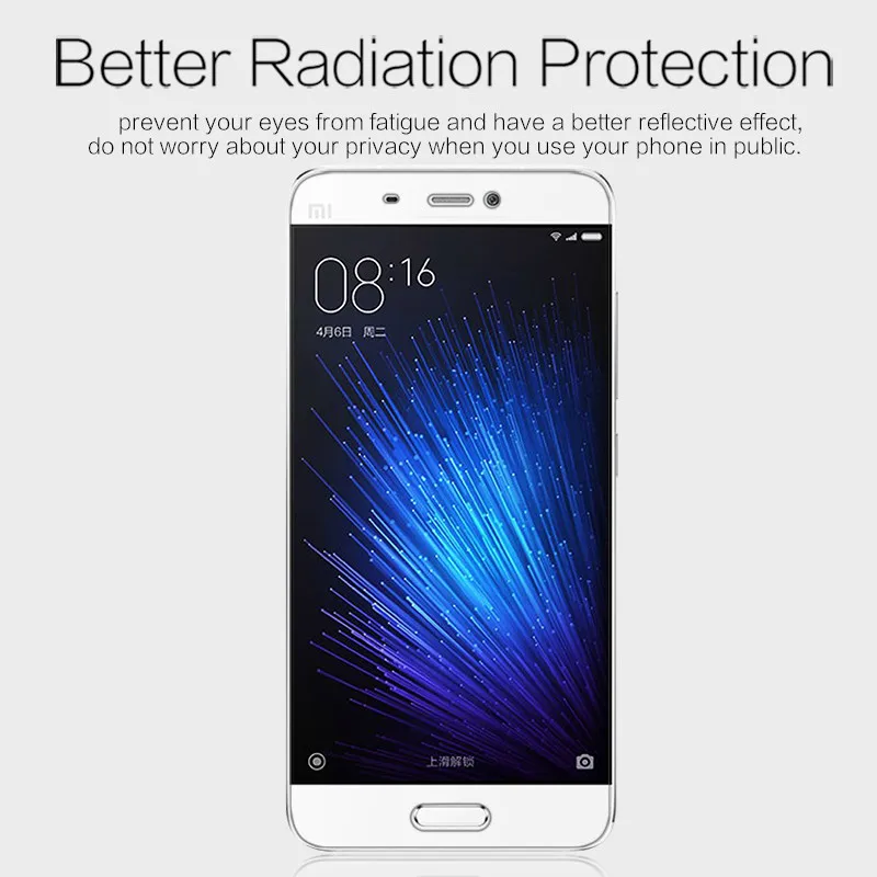 Супер прозрачная защитная пленка для Xiaomi Mi 5/M5 Nillkin прозрачная матовая защита экрана против отпечатков пальцев для Xiaomi Mi 5
