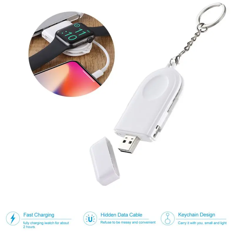 2 в 1 Зарядное устройство USB беспроводной зарядный адаптер держатель Стенд кабель