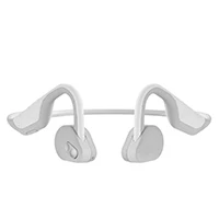 WHITE Оригинальные наушники Bluetooth 5,0, наушники с костной проводимостью, Беспроводные спортивные наушники, гарнитура с громкой связью, поддержка, Прямая поставка - Цвет: WHITE