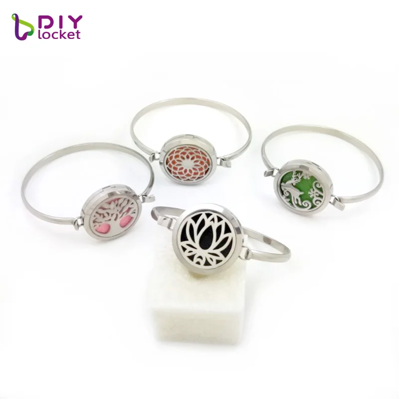 Diylocket Эфирные масла диффузор браслет Сова Нержавеющая сталь медальон Бесплатная