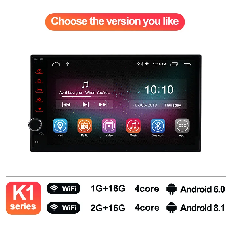 Ownice K1 Интеллектуальный автомобиль планшетный ПК Android 8 1 Универсальный 2 Дин радио