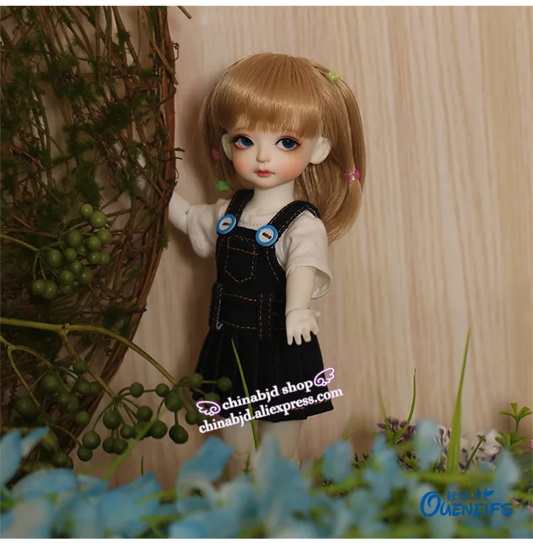 1/6 BJD SD кукла одежда розовая или белая Сетчатая футболка и черные джинсы милые для Yosd тела куклы аксессуары
