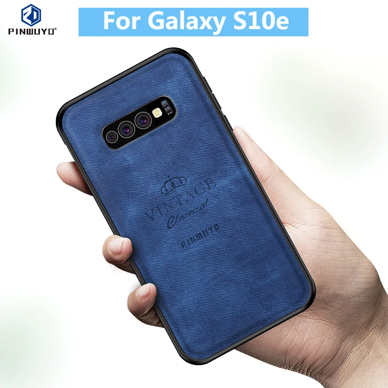 for Samsung Galaxy S10e Case Original PINWUYO VINTAGE PU Leather Protective Phone Shockproof | Мобильные телефоны и