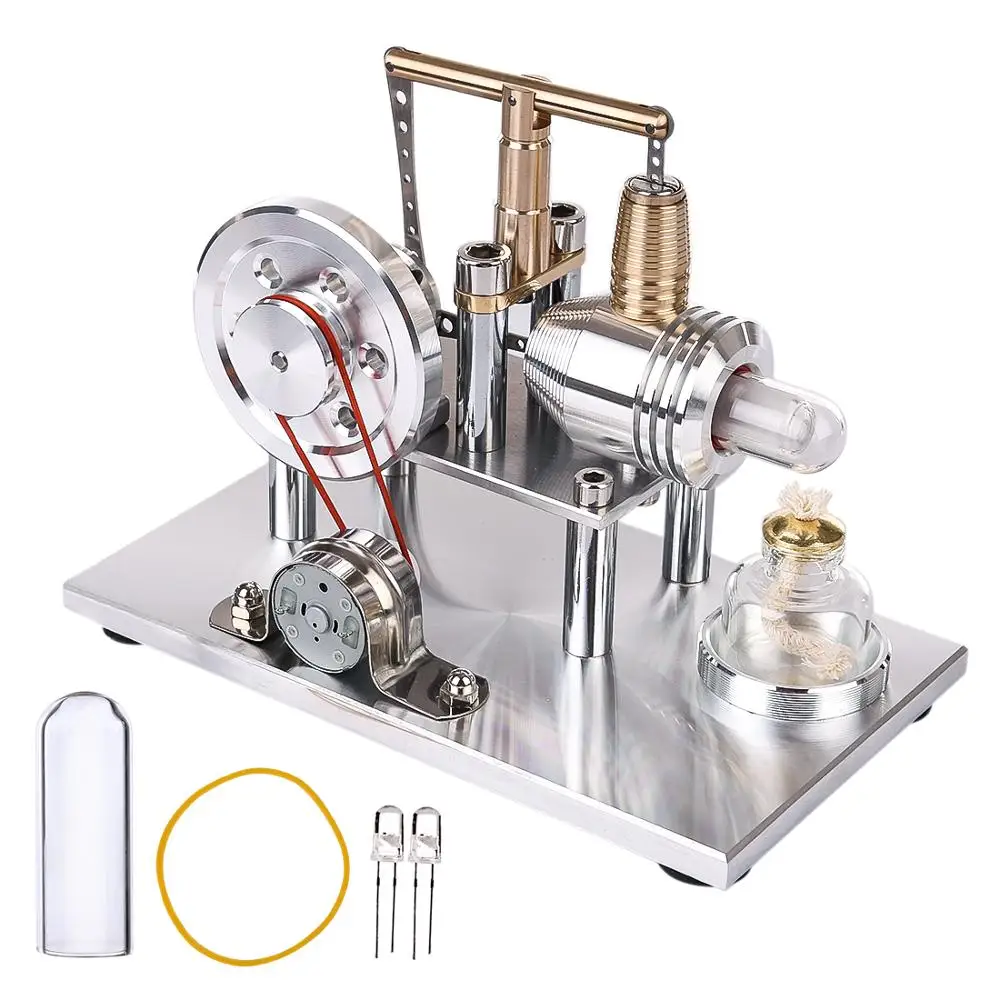 

Balance Stirling Engine Copper Cylinder Generator Education Kit DIY Steam STEM Model Building Kitsoy Toys For Children