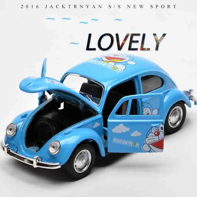 1:32 Classic Alloy Diecast Car Model Toy Cartoon Vehicle Doraemon |