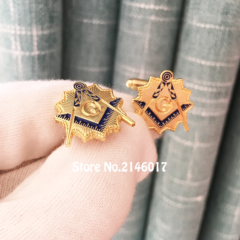 10 пар свободные каменные запонки масонские рукав кнопка домик каменная кладка