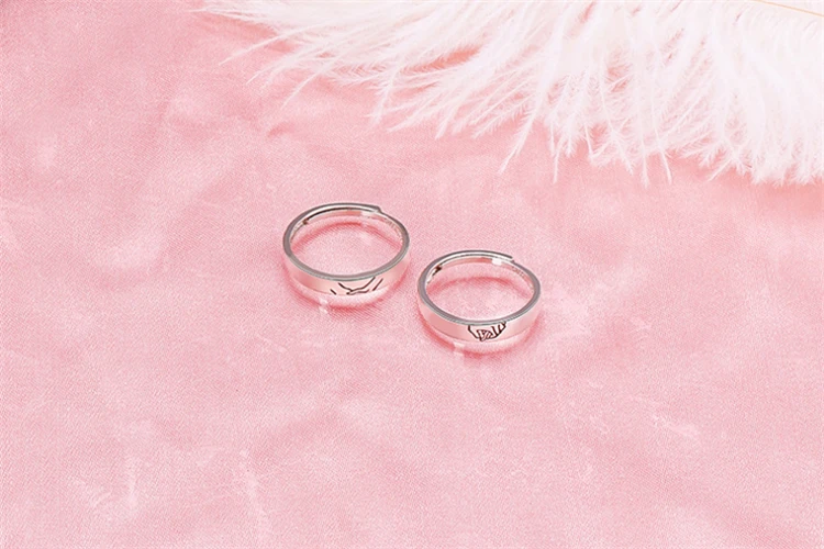 Новое поступление, Anillos Anel Masculino, 925 пробы, пара колец для пар, удерживайте руку, открытые кольца для влюбленных, ювелирные изделия, подарок