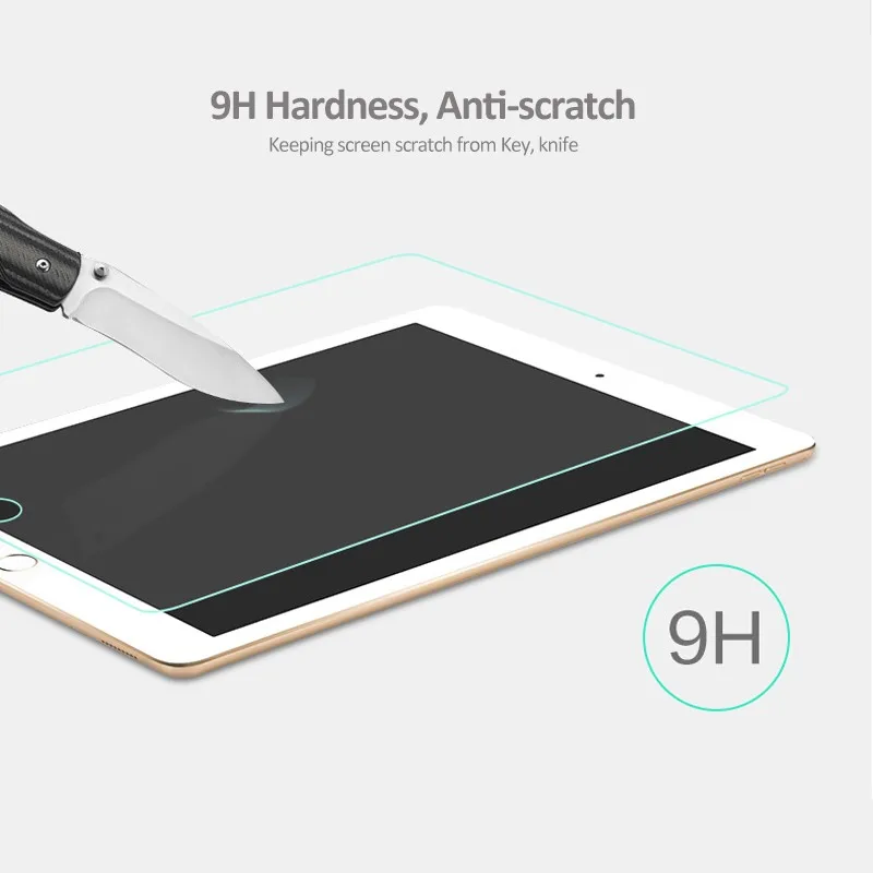 Для Apple iPad Air 2 Retina 2014 выпуск A1566 A1567 Высокое качество 9H закаленное стекло Защита