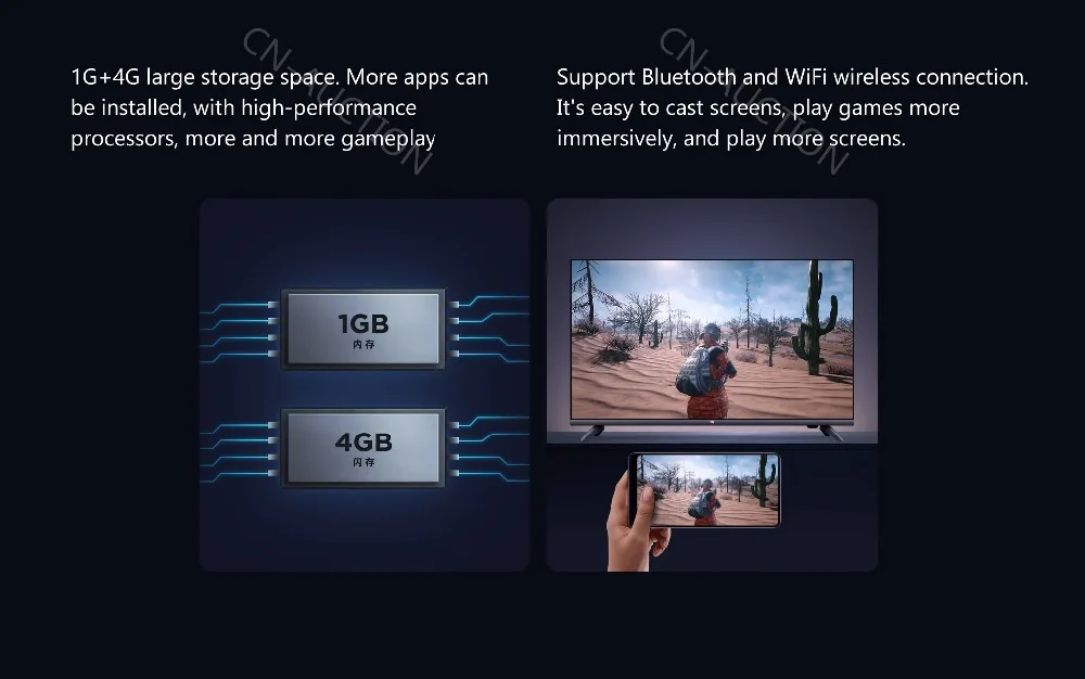 Xiaomi AI Полный Экран Smart tv E32A 32 дюйма 1G ram 4G HD интеллектуальное телевидение HDMI wifi игры полный дисплей ТВ с DTS