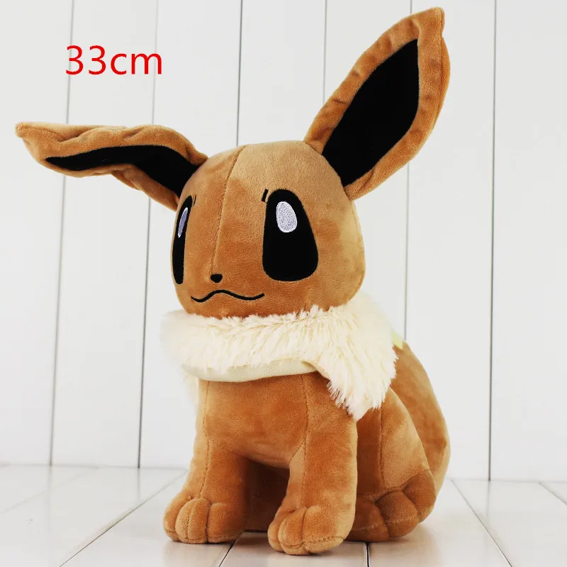 20-50 см Zeraora eevee Charizard Volcanion Metagross Tyranitar Ditto Charmander Dragonite Haku Hayao Бегемот медленный плюшевый мультфильм - Цвет: eevee 33cm
