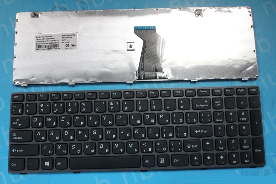 Новая русская клавиатура для Lenovo G580 Z580 V580 V580A Z580A G585 Z585 G580AH G580AM G585A G585AR с черной