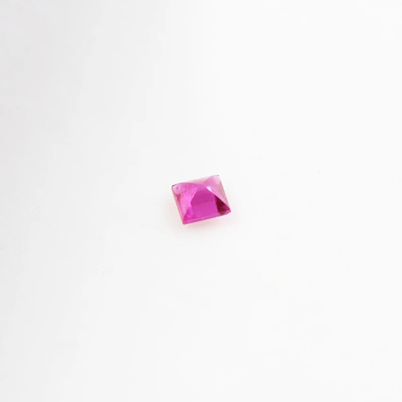 Ограненный рубинами драгоценный камень принцессы 3 мм * VS grade натуральный рубин