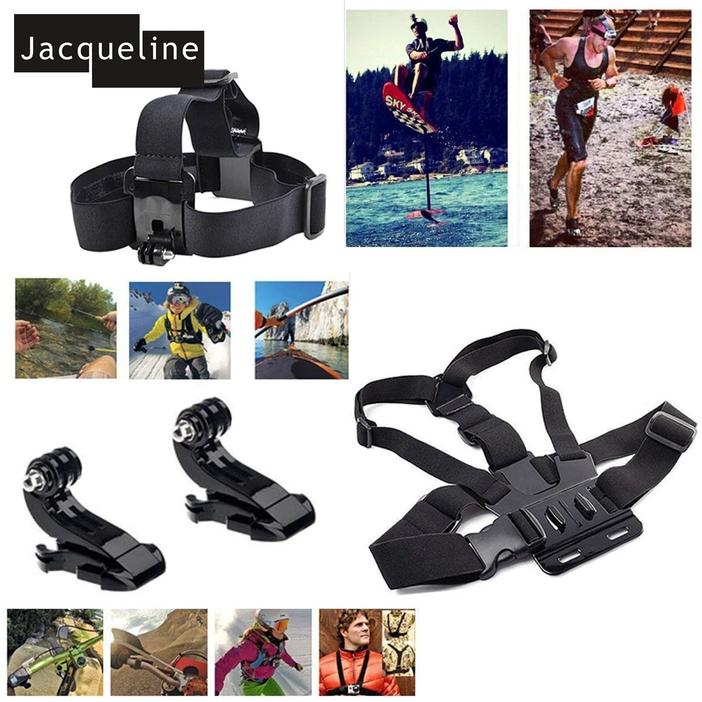 Jacqueline набор аксессуаров для Gopro hero 6 5 сумка на голову грудь спорта открытом