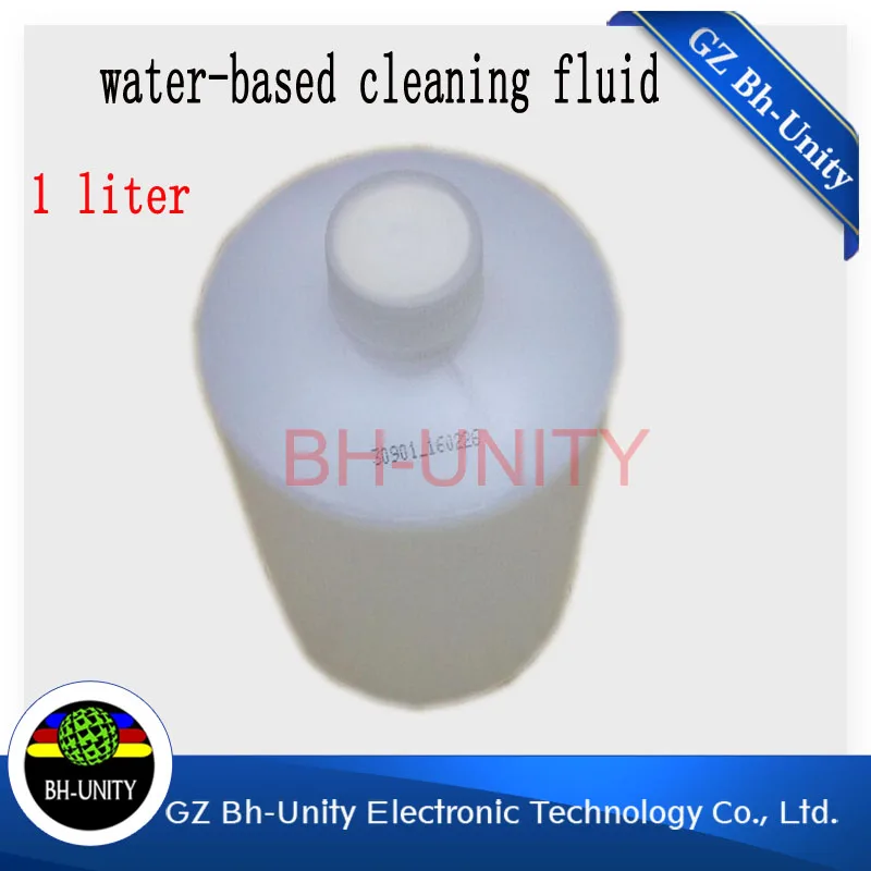 

Hot sales!! 1 litre water based cleaning fluid solution Printhead Nozzle Cleaning Protection Washer Cleaner for indoor printer