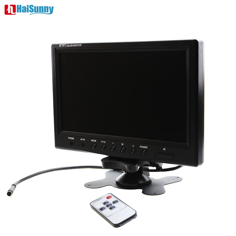 HaiSunny 9 TFT LCD цветной 800x480 автомобильный монитор дюймовый экран с широкоформатным