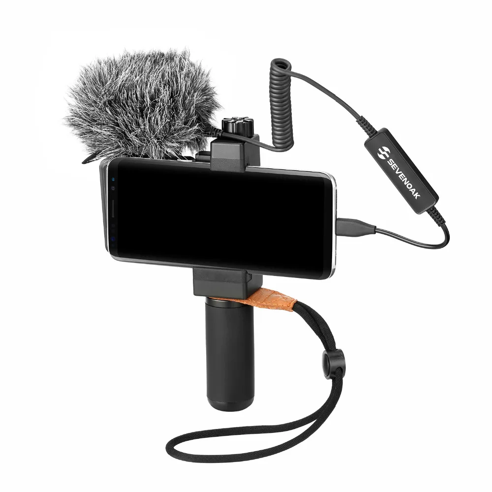 Sevenoak SmartCine + видео комплект со стерео микрофоном и 3 5 мм наушниками для IOS Android