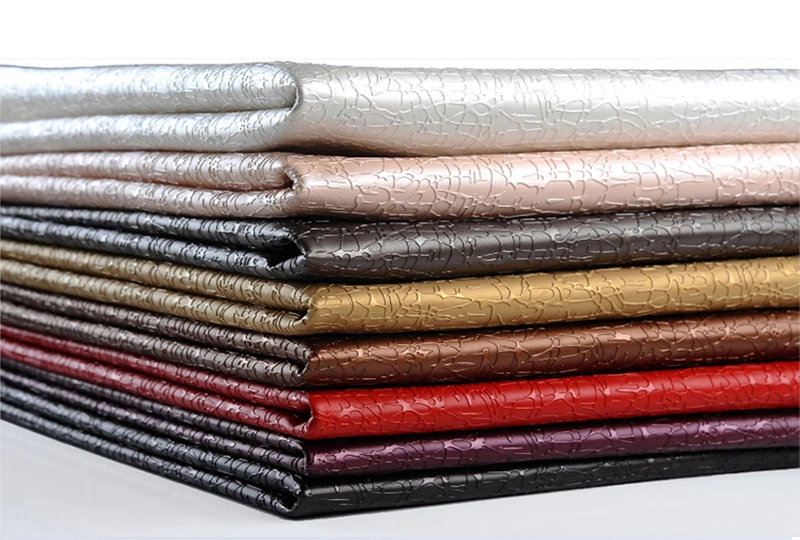 

Tree Roots Stamp PU Faux Leather Glitter Fabric telas Synthetic cuero sintetico David Home Decoration Accessories Printed DIY