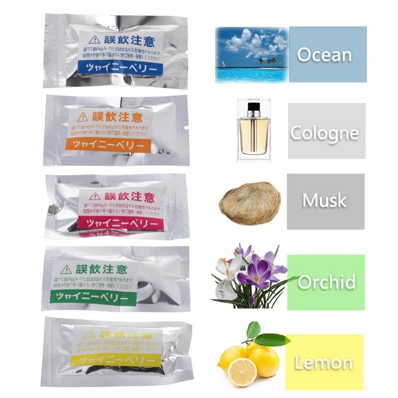 

Auto Accessories car-styling Car Perfumes Refills original 5ml Solid Air Freshener Refill Flavoring Car Perfumes 2Pcs/set