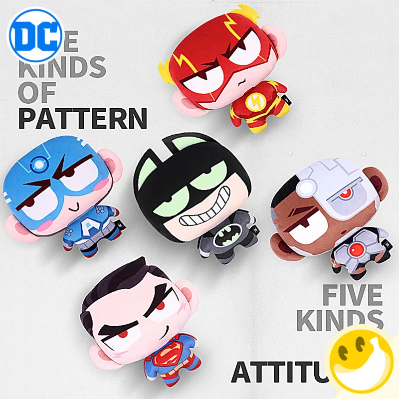 Автомобильное сиденье подушка для шеи подставка головы Супермен Бэтмен киборг