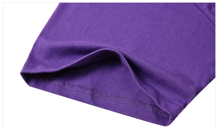 Фиолетовая футболка Харадзюку для мужчин скейтборд хип хоп высокая уличная