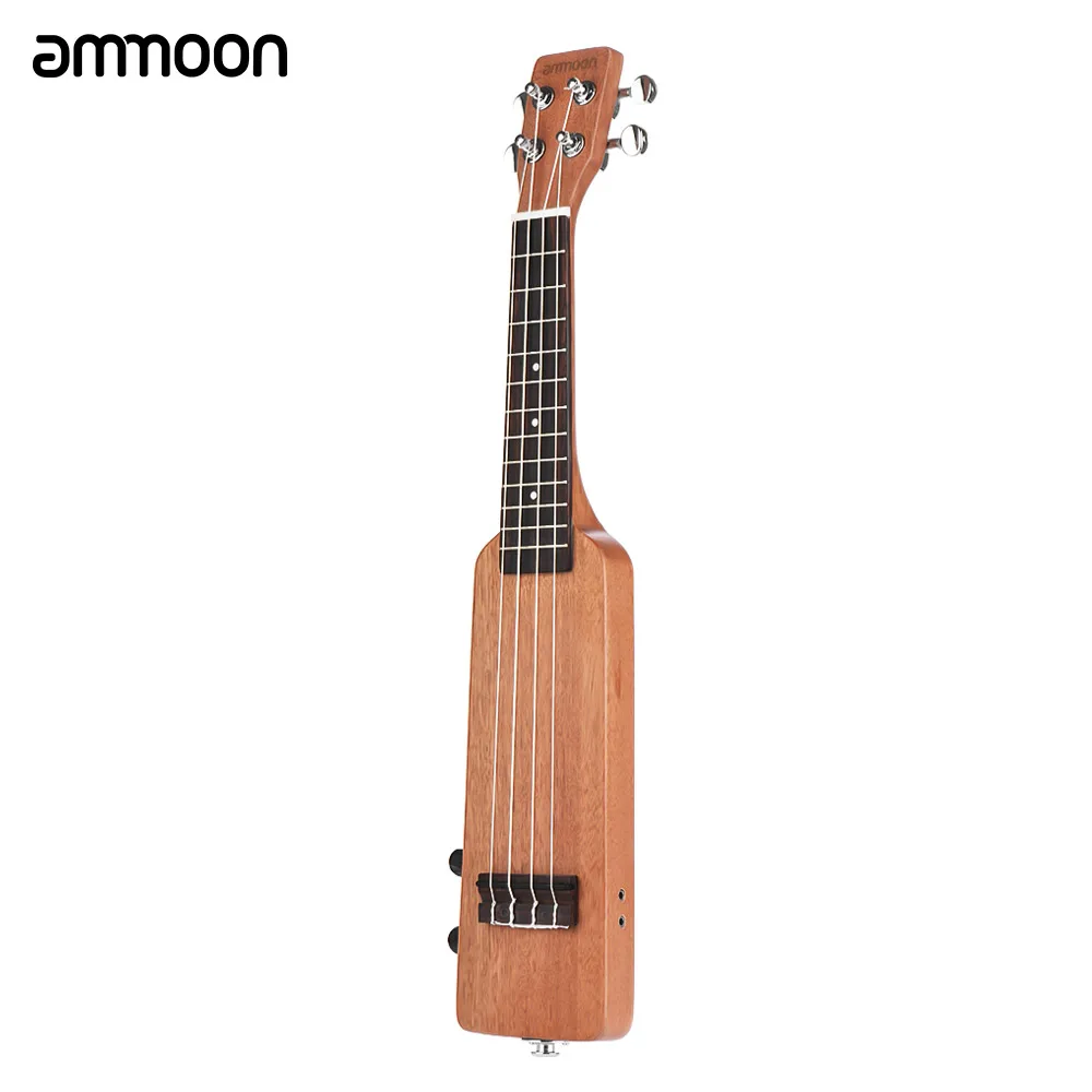 Укулеле электрический ammoon 21 дюйм 3 5 мм и 6 35 с сумкой для переноски | Спорт