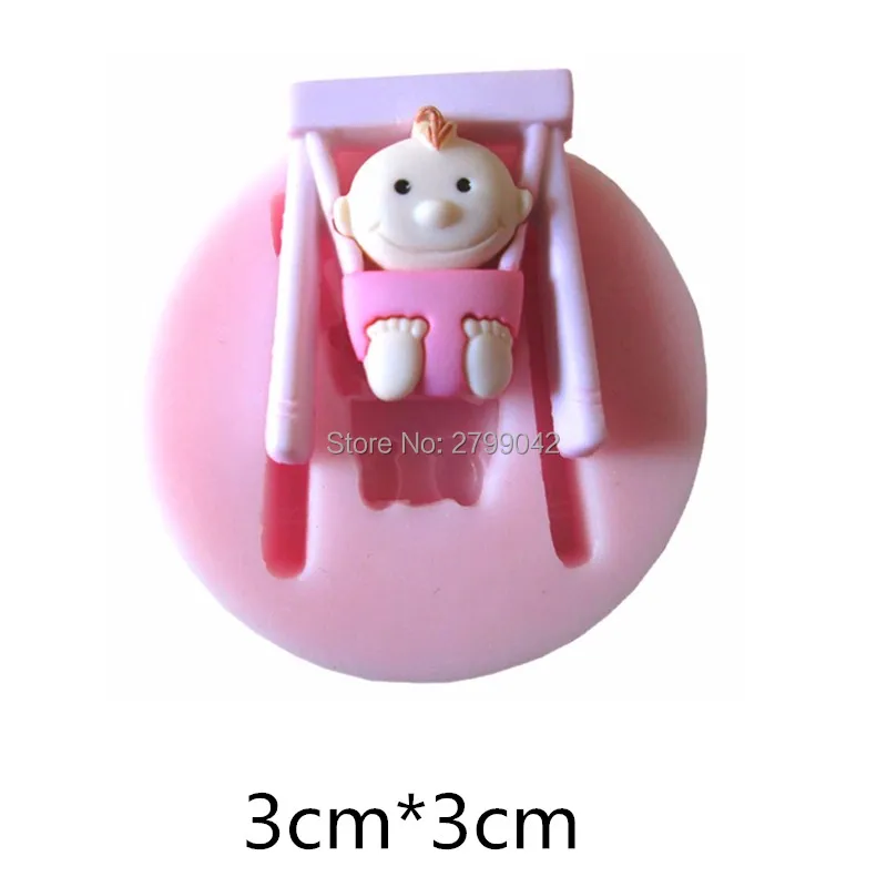 BHomify Silicone Molds for Cake Sugar Candy Mold DIY Design Fondant Decorating Tools 3D Sleep baby handmade soap mold | Дом и сад