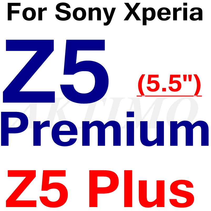 Переднее+ заднее 9H 0,26 мм закаленное стекло для sony Xperia Z Z1 Z2 Z3 Z4 Z5 Compact Premium M4 Aqua M5 защитная пленка Sklo - Цвет: Z5 Premium