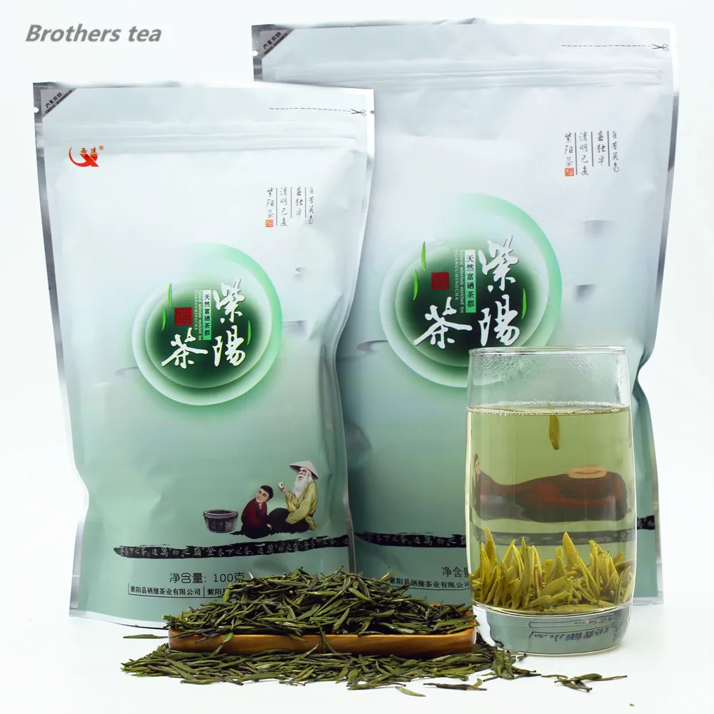 2016 Bag Matcha Tea Natural Organic 100g Selenium-enriching Grade A Zhen Green Anti-cancer Diet Face Beauty Drinks | Продукты