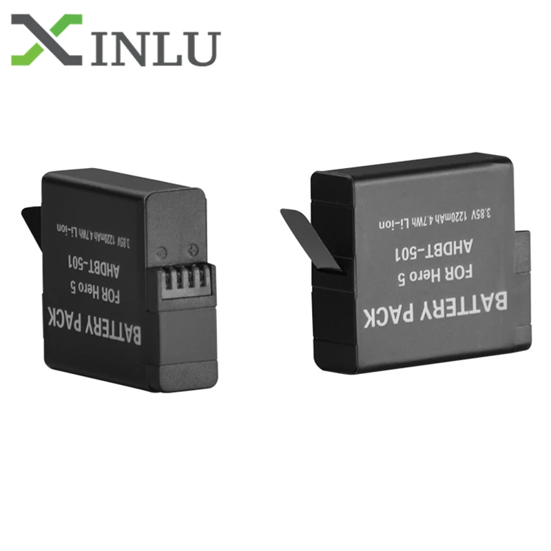 GoPro5 AHDBT501 Hero5 аккумулятор + USB 3 портовое зарядное устройство с портом Type C для 501 GoPro