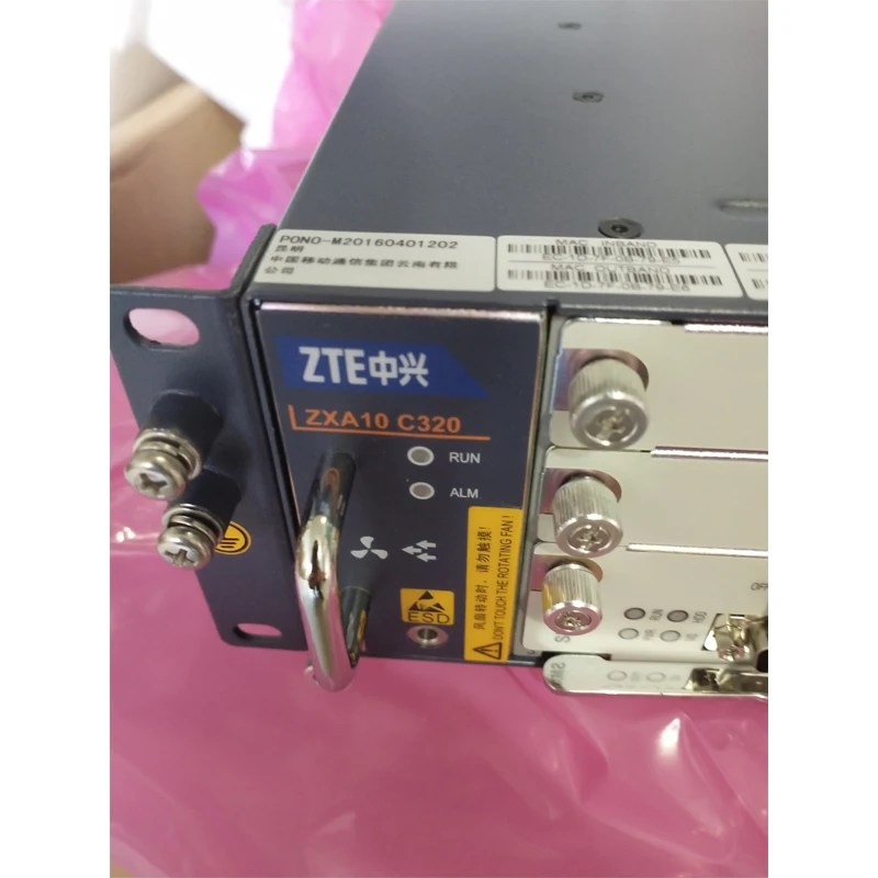 Оригинальный ZTE OLT ZXA10 C320 1GE оборудование для оптической линии GEPON 2 * SXMA источник