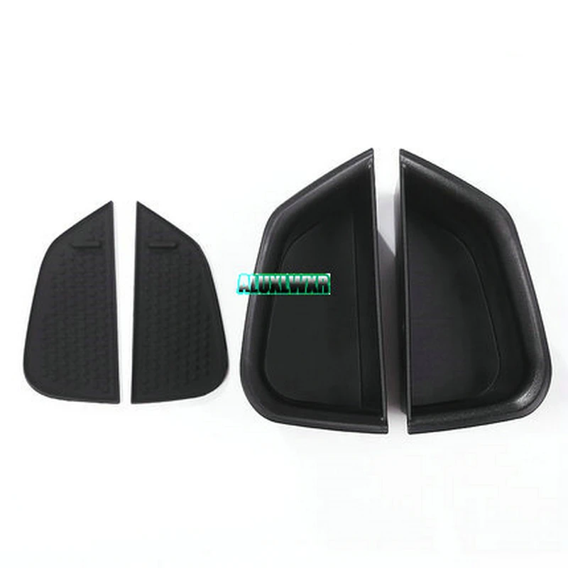Black Tray with No-slip Mat Newest Car Accessories Car-styling for Alfa Romeo Giulia 2017 2018 Front Door Storage Box | Автомобили и