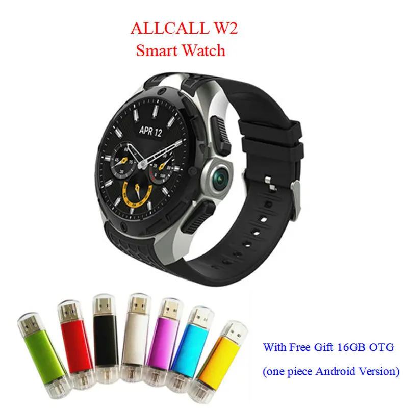 silver group 1 Smartwatch 3g gps водонепроницаемый монитор сердечного ритма умные часы android вызов сообщение динамик умная электроника ALLCALL W2 pk q7 KW88 - Цвет: silver group 1