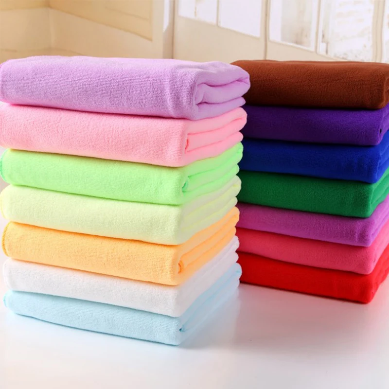 Магический полотенце из микрофибры 2 шт. набор сплошной цвет костюм для спортзала